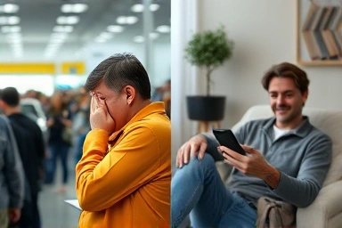 Car inspection queue vs. relaxed proxy service user